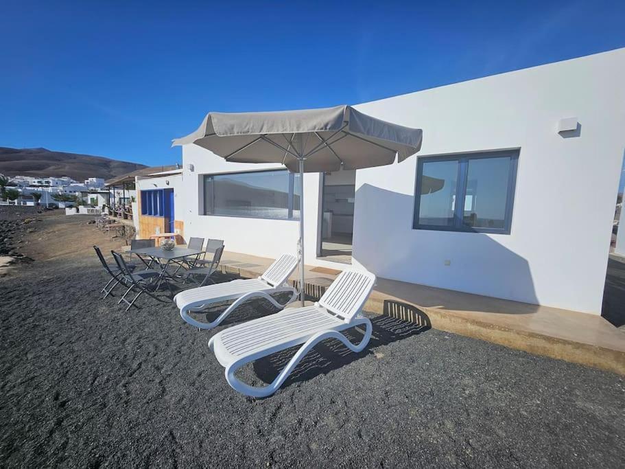 Casa Playa Quemada Junto Al Mar Villa Exterior foto