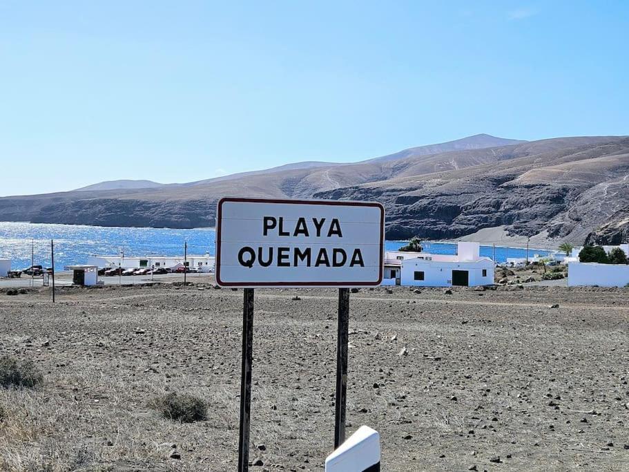 Casa Playa Quemada Junto Al Mar Villa Exterior foto